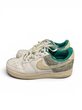 Size 10 - Nike Air Force 1 '07 LV8 Neptune Green Camo